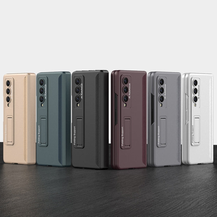 For Samsung Galaxy Z Fold4 GKK Integrated Magnetic Hinge Folding Phone Case(Silver) - Galaxy Z Fold4 5G Cases by GKK | Online Shopping South Africa | PMC TechLife | Buy Now Pay Later Mobicred