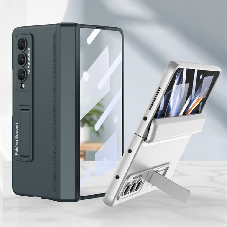 For Samsung Galaxy Z Fold4 GKK Integrated Magnetic Hinge Folding Phone Case(Deep Sea Green) - Galaxy Z Fold4 5G Cases by GKK | Online Shopping South Africa | PMC TechLife