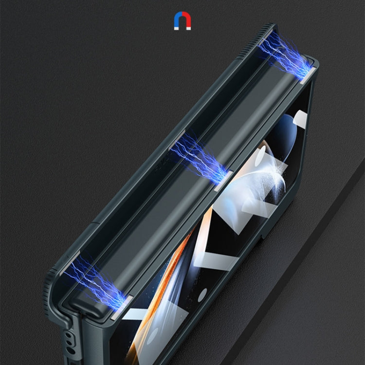 For Samsung Galaxy Z Fold4 GKK Integrated Magnetic Folding Phone Case with Pen Slot(Champagne Gold) - Galaxy Z Fold4 5G Cases by GKK | Online Shopping South Africa | PMC TechLife | Buy Now Pay Later Mobicred