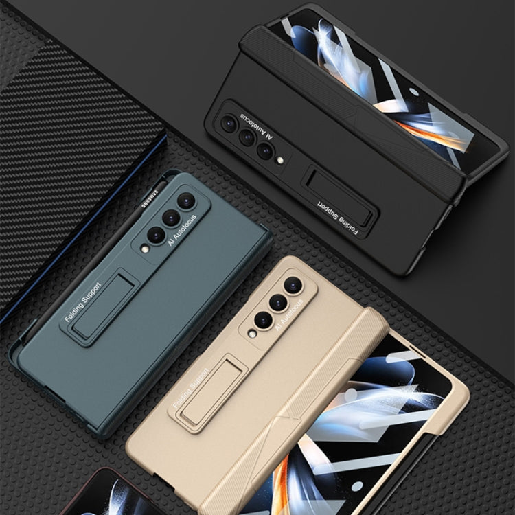 For Samsung Galaxy Z Fold4 GKK Integrated Magnetic Folding Phone Case with Pen Slot(Champagne Gold) - Galaxy Z Fold4 5G Cases by GKK | Online Shopping South Africa | PMC TechLife | Buy Now Pay Later Mobicred