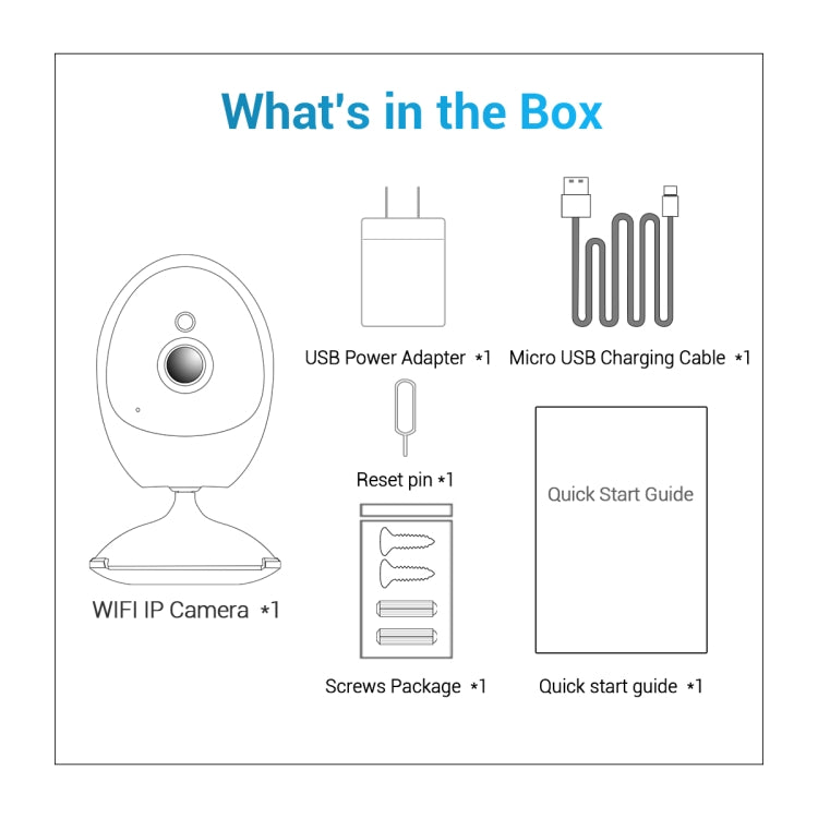 ESCAM QF006 3MP 1296P HD Indoor Wireless PTZ IP Camera IR Night Vision AI Humanoid Detection Home Security CCTV Monitor, Plug Type:EU Plug(White) - free shipping - PMC TechLife - Order now!