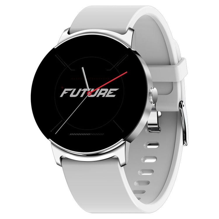 KS02 1.32 Inch Smart Watch Supports Blood Glucose Detection, Blood Pressure Detection, Blood Oxygen Detection(Silver+White) - Smart Watches by PMC TechLife | Online Shopping South Africa | PMC TechLife | Buy Now Pay Later Mobicred
