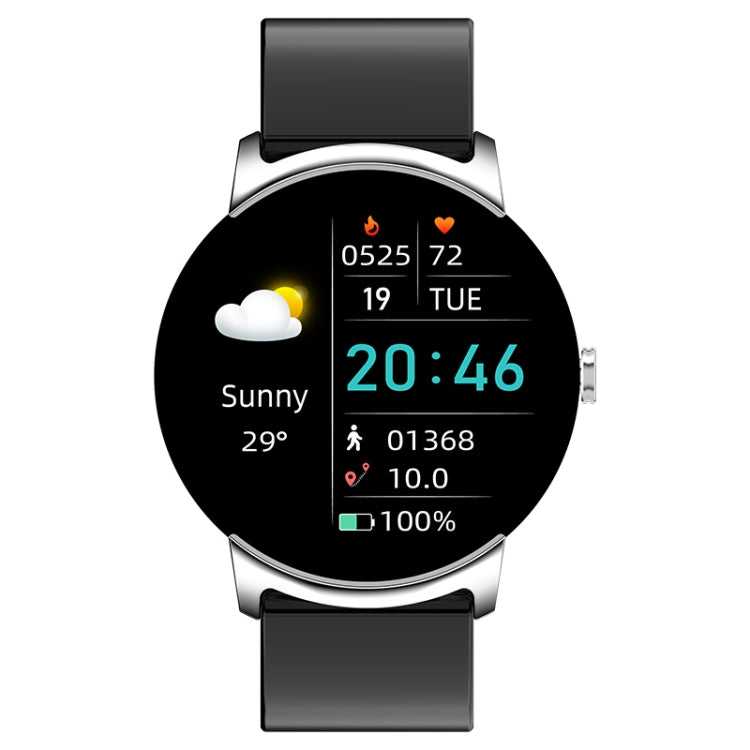 KS02 1.32 Inch Smart Watch Supports Blood Glucose Detection, Blood Pressure Detection, Blood Oxygen Detection(Silver+White) - Smart Watches by PMC TechLife | Online Shopping South Africa | PMC TechLife | Buy Now Pay Later Mobicred