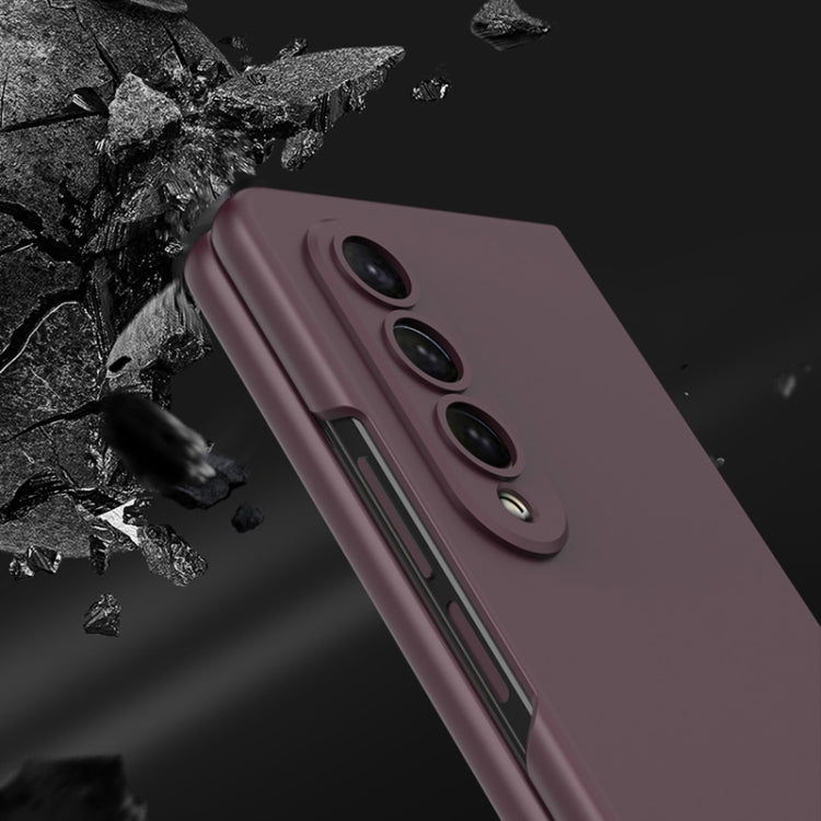 For Samsung Galaxy Z Fold4 GKK Integrated Ultra-thin Full Coverage Phone Flip Case(Grey) - Galaxy Z Fold4 5G Cases by GKK | Online Shopping South Africa | PMC TechLife