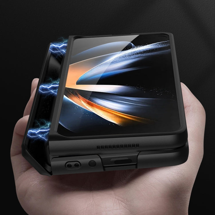 For Samsung Galaxy Z Fold4 GKK Magnetic Hinged Folding Full Phone Case(Grey) - free shipping - PMC TechLife - Order now!