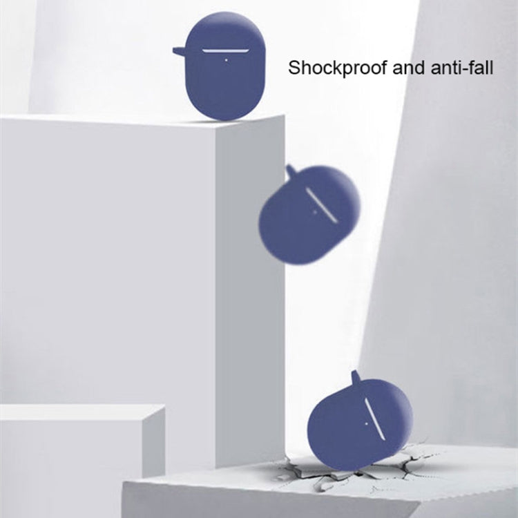 For Redmi Buds4 Silicone Earphone Protective Case with D Carabiner(Black) - Xiaomi Earphone Case by PMC TechLife | Online Shopping South Africa | PMC TechLife