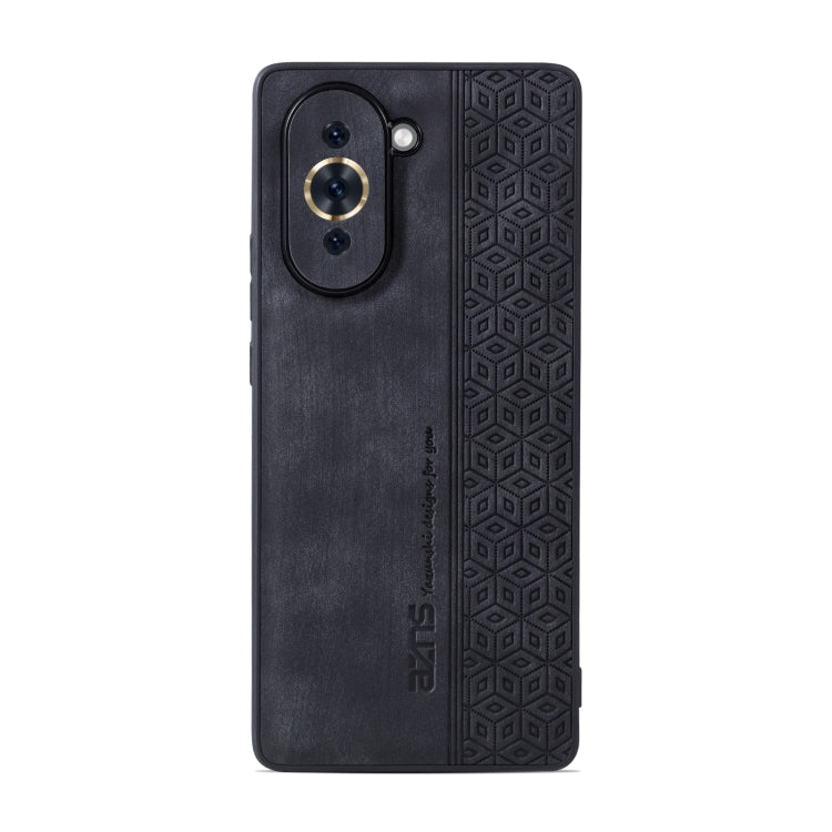 For Huawei nova 10 Pro AZNS 3D Embossed Skin Feel Phone Case(Black) - free shipping - PMC TechLife - Order now!