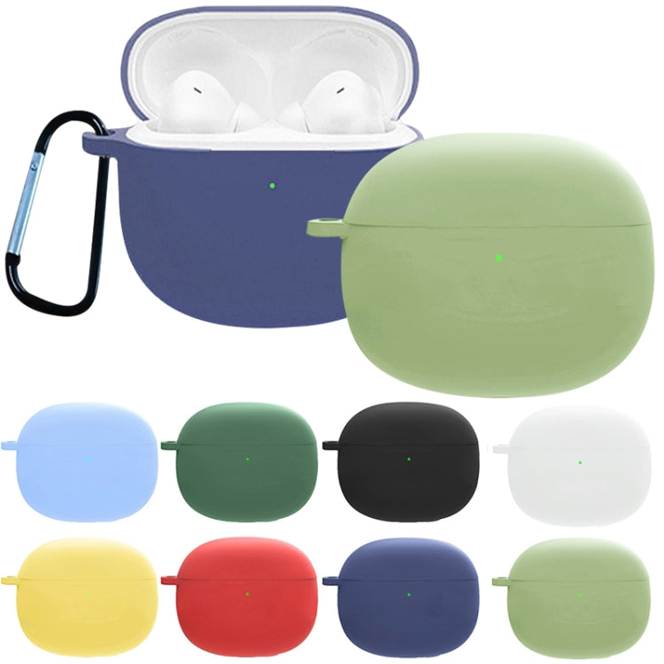For Redmi Buds4 Pro Silicone Earphone Protective Case with D Carabiner(White) - Xiaomi Earphone Case by PMC TechLife | Online Shopping South Africa | PMC TechLife