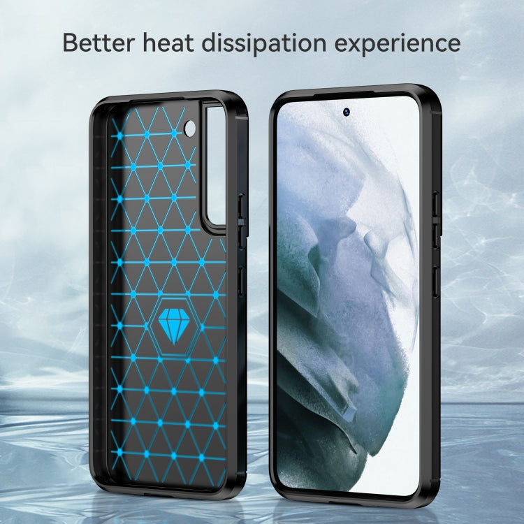 For Samsung Galaxy S23 5G Brushed Texture Carbon Fiber TPU Phone Case(Black) - free shipping - PMC TechLife - Order now!