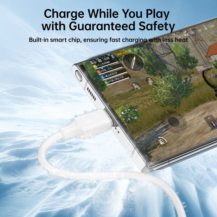 JOYROOM S-UC027A9 3A USB to USB-C/Type-C Fast Charging Data Cable, Length:0.25m(Black) - USB-C & Type-C Cable by JOYROOM | Online Shopping South Africa | PMC TechLife