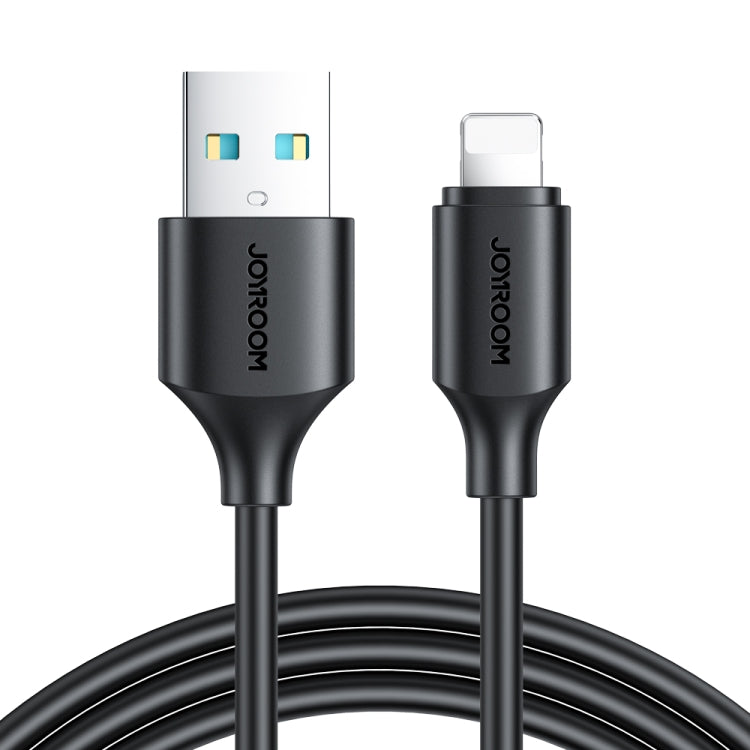 JOYROOM S-UL012A9 2.4A USB to 8 Pin Fast Charging Data Cable, Length:1m(Black) - Normal Style Cable by JOYROOM | Online Shopping South Africa | PMC TechLife