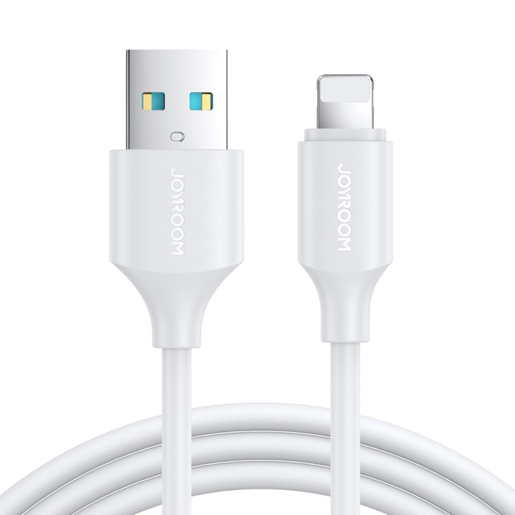 JOYROOM S-UL012A9 2.4A USB to 8 Pin Fast Charging Data Cable, Length:1m(White) - Normal Style Cable by JOYROOM | Online Shopping South Africa | PMC TechLife