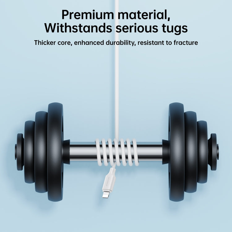 JOYROOM S-UL012A9 2.4A USB to 8 Pin Fast Charging Data Cable, Length:1m(Black) - Normal Style Cable by JOYROOM | Online Shopping South Africa | PMC TechLife