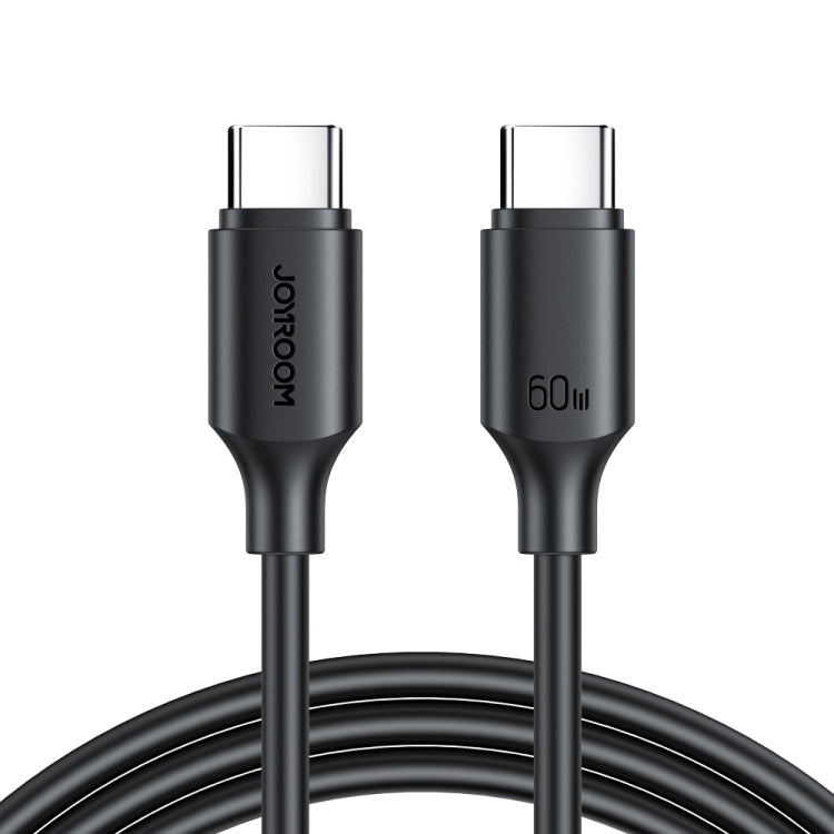 JOYROOM S-CC060A9 60W USB-C/Type-C to USB-C/Type-C Fast Charging Data Cable, Length: 1m(Black) - USB-C & Type-C Cable by JOYROOM | Online Shopping South Africa | PMC TechLife | Buy Now Pay Later Mobicred