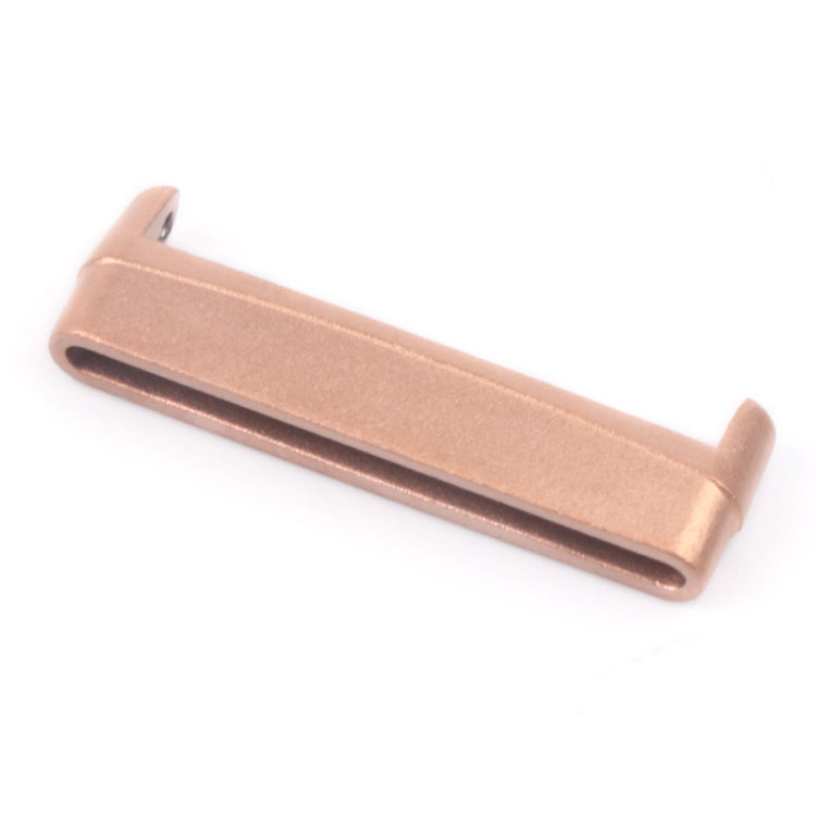 For Fitbit Versa 4 / Sense 2 1 Pair Universal Metal Watch Band Connectors(Rose Gold) -  by PMC TechLife | Online Shopping South Africa | PMC TechLife