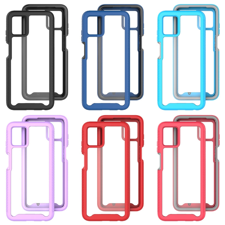 For Motorola Moto G32 Starry Sky Solid Color TPU Clear PC Phone Case(Red) - free shipping - PMC TechLife - Order now!