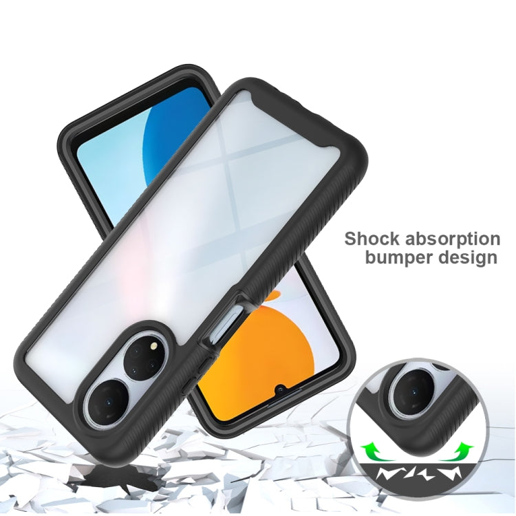 For Honor X7 Starry Sky Solid Color Shockproof TPU Clear PC Phone Case(Purple) - free shipping - PMC TechLife - Order now!