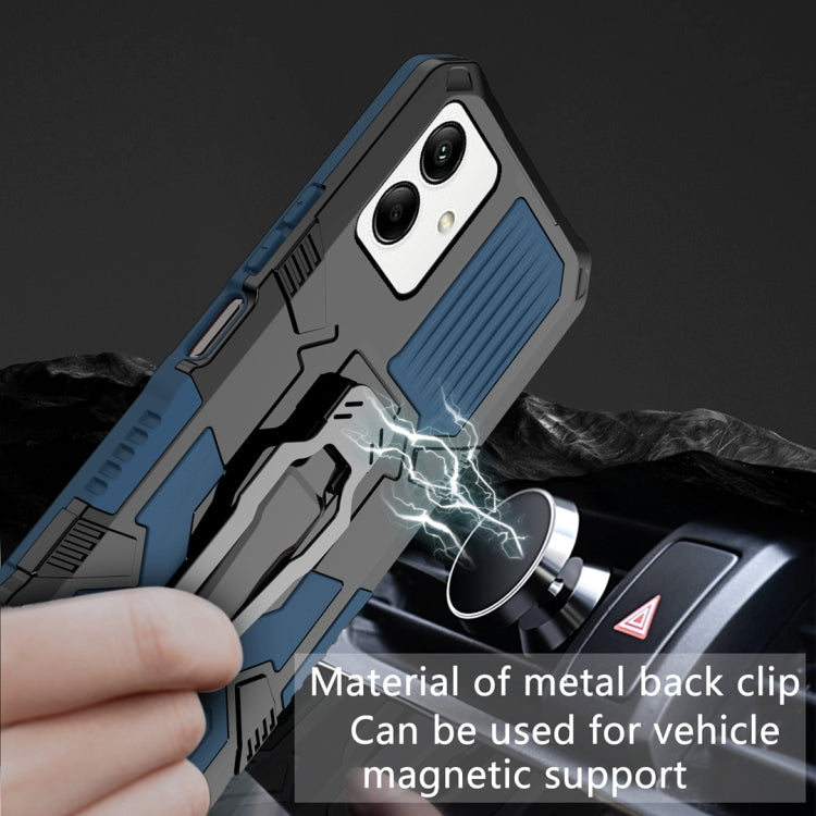For Samsung Galaxy A04 Armor Warrior Shockproof PC + TPU Phone Case(Blue) - free shipping - PMC TechLife - Order now!