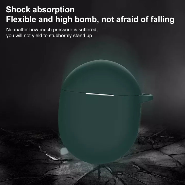 For Google Pixel Buds Pro Wireless Earphone Silicone Protective Case with Hook(Red) - Other Earphone Case by PMC TechLife | Online Shopping South Africa | PMC TechLife