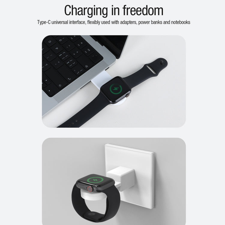 For Apple Watch 1/2/3/4/5/6/7/SE NILLKIN NKT-17 Portable Magnetic Wireless Charger - free shipping - PMC TechLife - Order now!