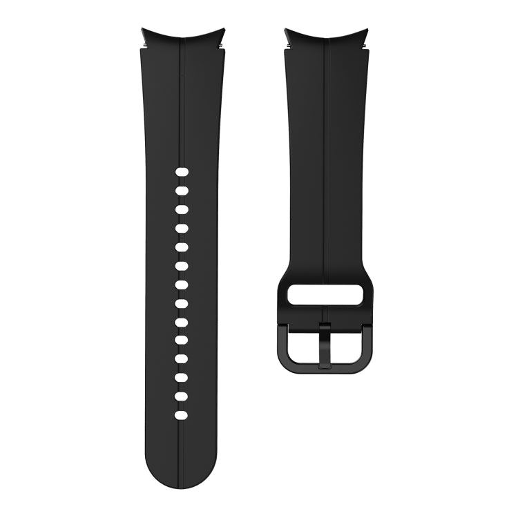 For Samsung Galaxy Watch 5 Pro 45mm Colorful Buckle Silicone Watch Band(Black) - Watch Bands by PMC TechLife | Online Shopping South Africa | PMC TechLife | Buy Now Pay Later Mobicred