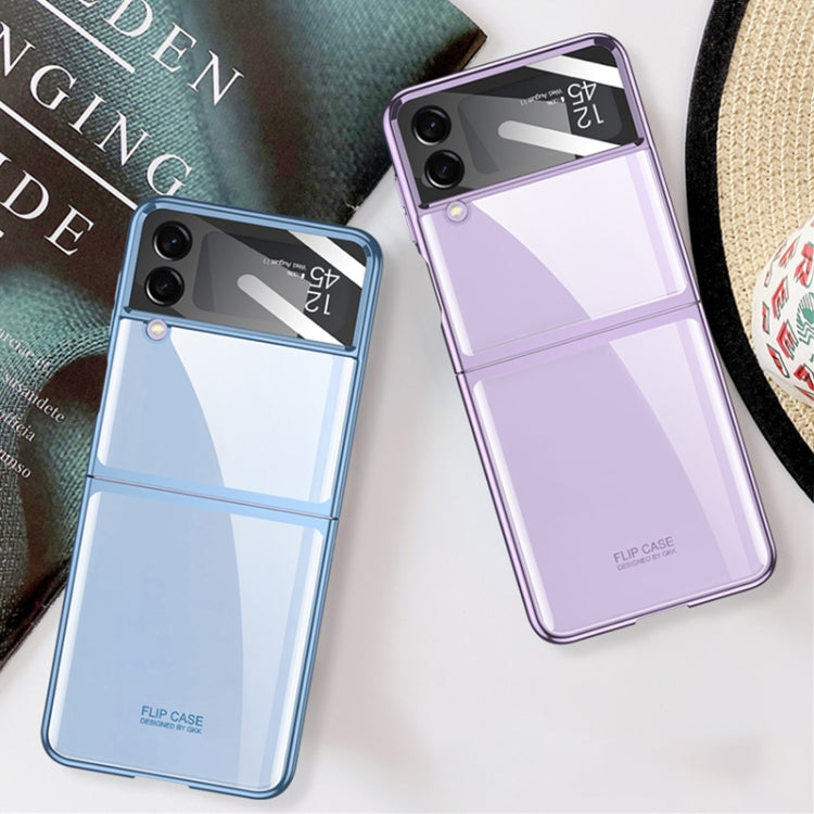 For Samsung Galaxy Z Flip4 GKK Integrated Electroplating All-inclusive Phone Case(Night Green) - Galaxy Z Flip4 5G Cases by GKK | Online Shopping South Africa | PMC TechLife | Buy Now Pay Later Mobicred