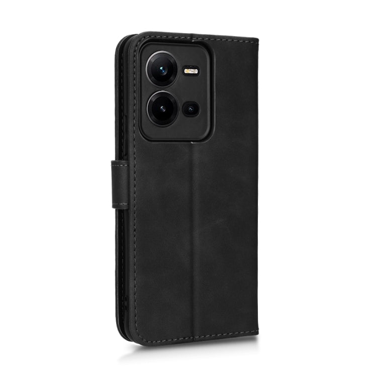 For vivo V25 5G / V25e / X80 Lite Skin Feel Magnetic Flip Leather Phone Case(Black) - free shipping - PMC TechLife - Order now!