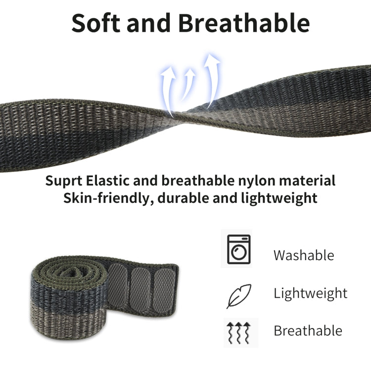 Compatible with Garmin Fenix 7X Hook And Loop Fastener Nylon Watch Band(Red) - Watch Bands by PMC TechLife | Online Shopping South Africa | PMC TechLife | Buy Now Pay Later Mobicred