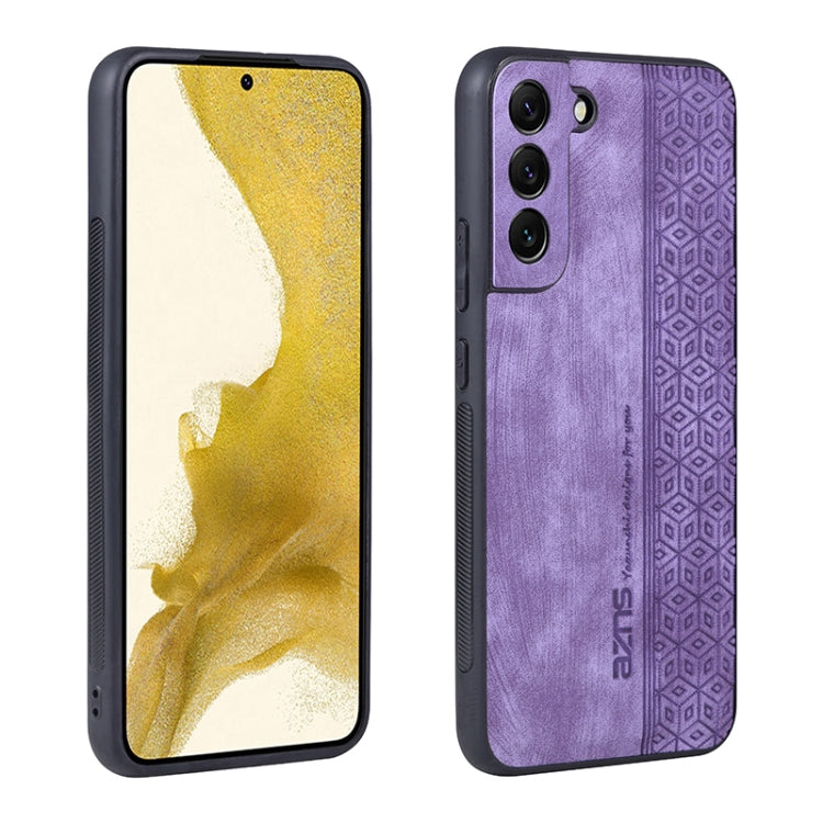 For Samsung Galaxy S22 5G AZNS 3D Embossed Skin Feel Phone Case(Purple) - Galaxy S22 5G Cases by AZNS | Online Shopping South Africa | PMC TechLife | Buy Now Pay Later Mobicred