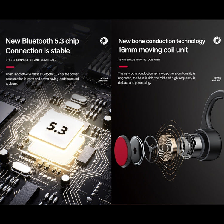 Lenovo X3 Pro Bone Conduction Wireless Bluetooth 5.3 Sports Earphones with Mic(Black) - free shipping - PMC TechLife - Order now!