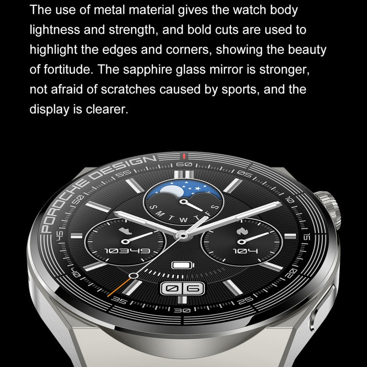 Ochstin 5HK46P 1.36 inch Round Screen Steel Strap Smart Watch with Bluetooth Call Function(Silver) - free shipping - PMC TechLife - Order now!