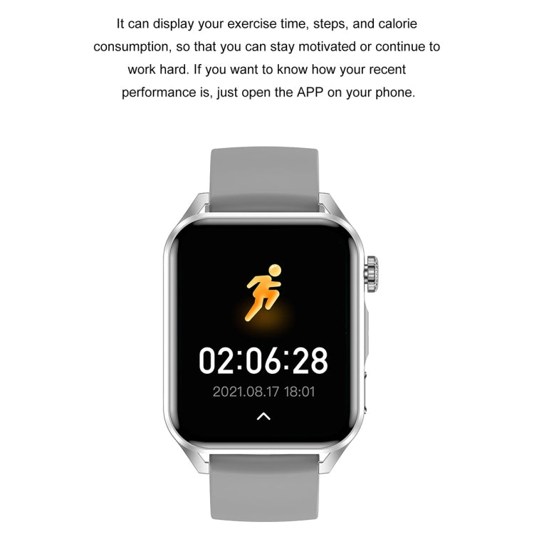 Ochstin 5HK28 1.78 inch Square Screen Silicone Strap Smart Watch Supports Bluetooth Call Function/Blood Oxygen Monitoring(Pink) - free shipping - PMC TechLife - Order now!