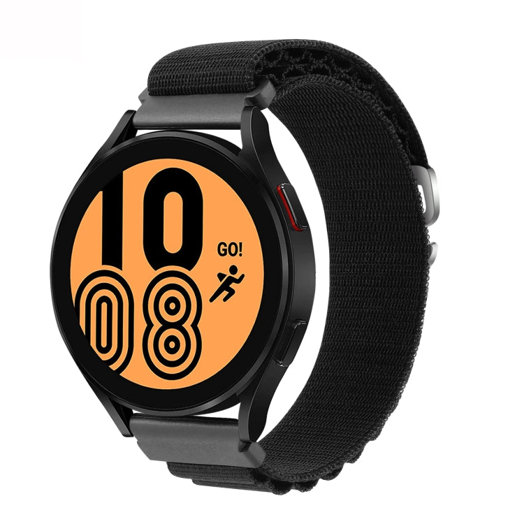 20mm Universal Nylon Loop Watch Band(Black) - 20mm Bands by PMC TechLife | Online Shopping South Africa | PMC TechLife | Buy Now Pay Later Mobicred