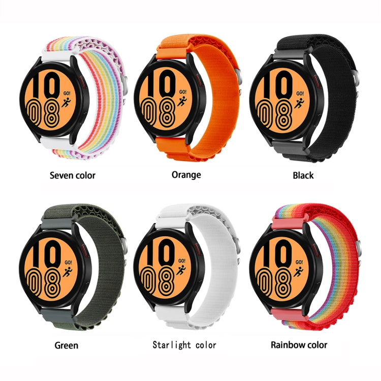 20mm Universal Nylon Loop Watch Band(Black) - 20mm Bands by PMC TechLife | Online Shopping South Africa | PMC TechLife | Buy Now Pay Later Mobicred