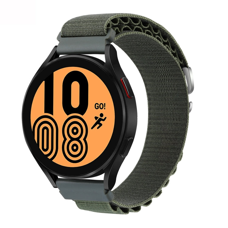 22mm Universal Nylon Loop Watch Band(Green) - 22mm Bands by PMC TechLife | Online Shopping South Africa | PMC TechLife | Buy Now Pay Later Mobicred