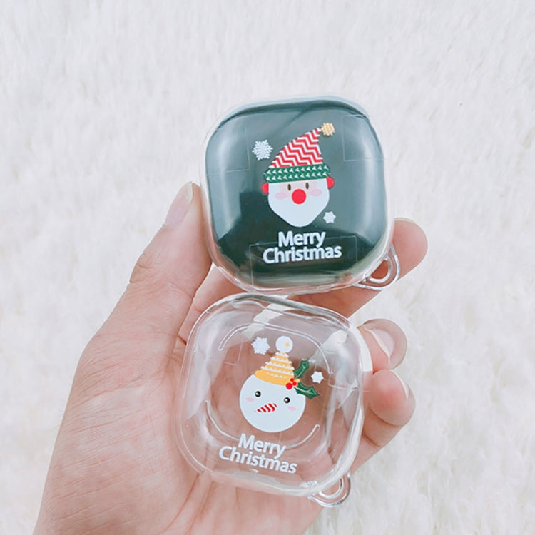 For Samsung Galaxy Buds Live Christmas Transparent TPU Earphone Case(Christmas Socks) - Samsung Earphone Case by PMC TechLife | Online Shopping South Africa | PMC TechLife