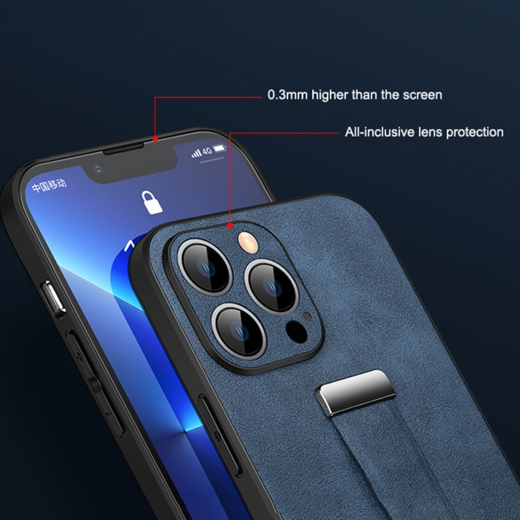 For iPhone 14 SULADA Cool Series PC + Leather Texture Skin Feel Phone Case(Black) - iPhone 14 Cases by SULADA | Online Shopping South Africa | PMC TechLife | Buy Now Pay Later Mobicred