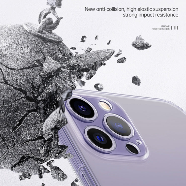 For iPhone 14 Pro SULADA Frosted Series Shockproof TPU Protective Case(Transparent) - iPhone 14 Pro Cases by SULADA | Online Shopping South Africa | PMC TechLife