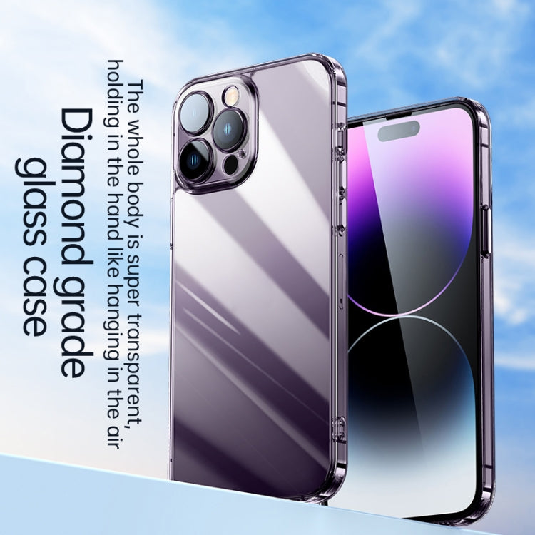 For iPhone 14 Plus SULADA Crystal Steel Series TPU Transparent Phone Case(Transparent) - iPhone 14 Plus Cases by SULADA | Online Shopping South Africa | PMC TechLife | Buy Now Pay Later Mobicred