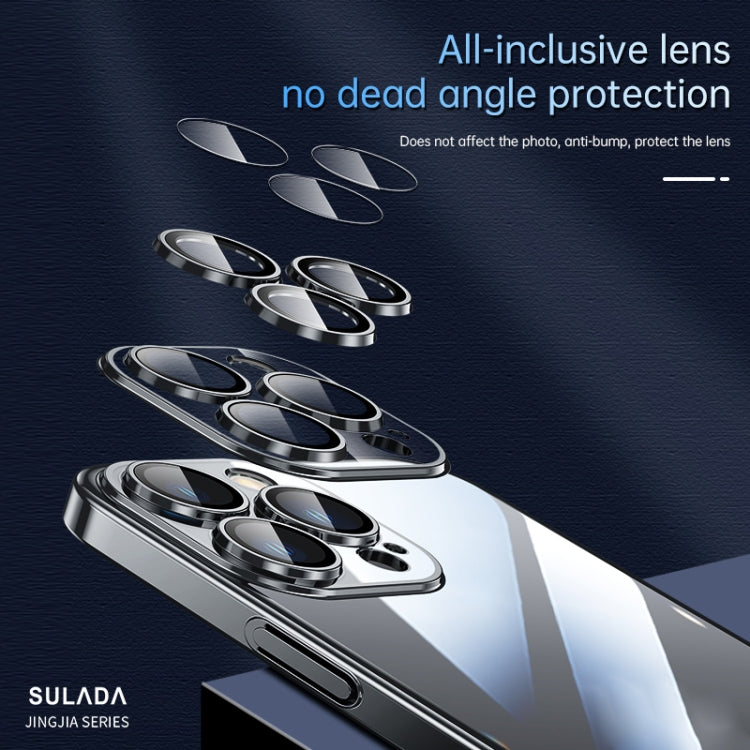 For iPhone 14 Plus SULADA Hard PC Shockproof Phone Case(Silver) - iPhone 14 Plus Cases by SULADA | Online Shopping South Africa | PMC TechLife | Buy Now Pay Later Mobicred