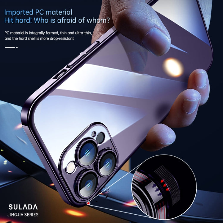 For iPhone 14 Plus SULADA Hard PC Shockproof Phone Case(Black) - iPhone 14 Plus Cases by SULADA | Online Shopping South Africa | PMC TechLife | Buy Now Pay Later Mobicred