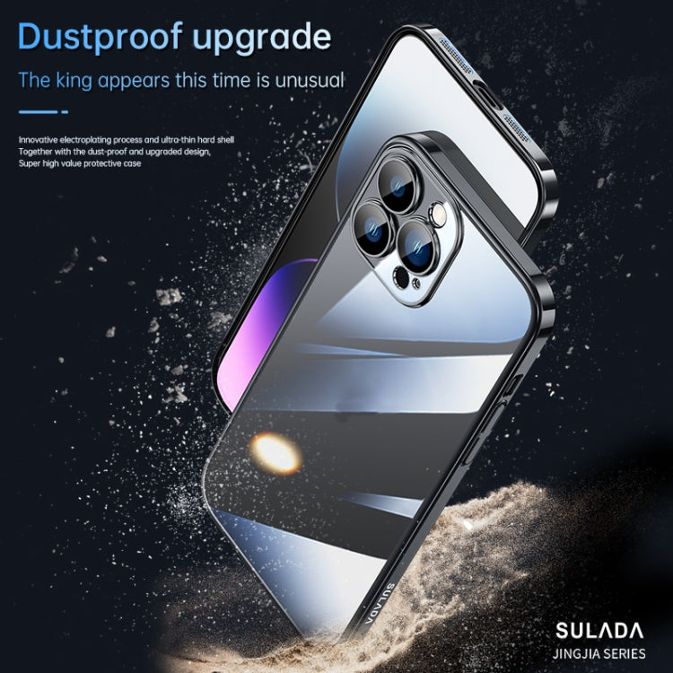 For iPhone 14 Pro Max SULADA Hard PC Shockproof Phone Case(Pink) - free shipping - PMC TechLife - Order now!