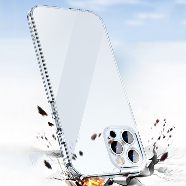 For iPhone 14 SULADA Frosted Series Shockproof Transparent TPU Phone Case(White) - iPhone 14 Cases by SULADA | Online Shopping South Africa | PMC TechLife