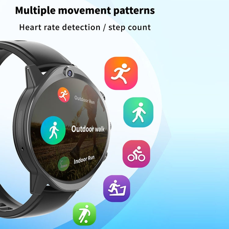 Rogbid Brave 2 1.45 inch TFT Screen Android 9.0 LTE 4G Smart Watch, Support Face Recognition(Black) - free shipping - PMC TechLife - Order now!