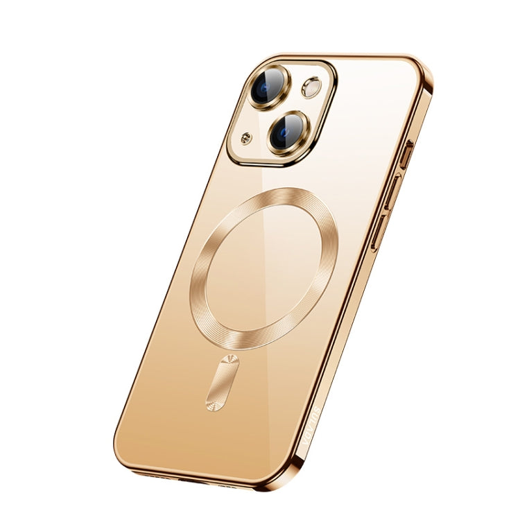 For iPhone 14 Plus SULADA Plating TPU Shockproof Phone Soft Case(Gold) - iPhone 14 Plus Cases by SULADA | Online Shopping South Africa | PMC TechLife | Buy Now Pay Later Mobicred