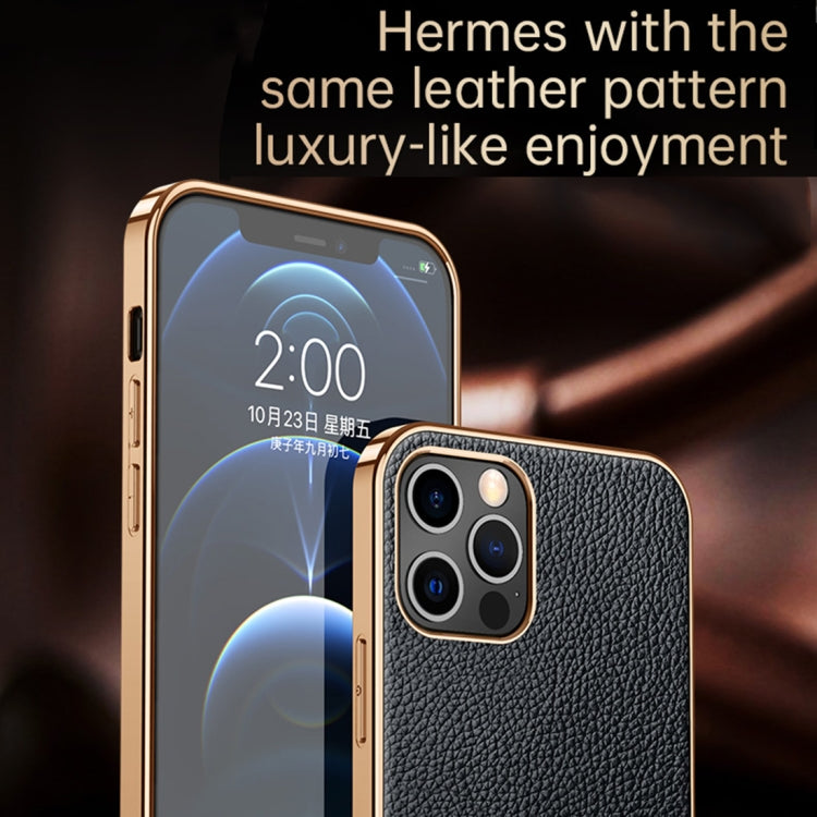 For iPhone 14 Plus SULADA Shockproof TPU + Handmade Leather Phone Case(Red) - iPhone 14 Plus Cases by SULADA | Online Shopping South Africa | PMC TechLife | Buy Now Pay Later Mobicred