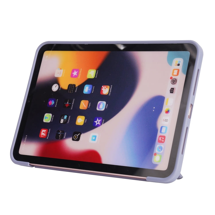 For iPad 2025 / 2022 Millet Texture PU + Silicone 3-folding Leather Tablet Case(Black) - iPad 2025 / 2022 Cases by PMC TechLife | Online Shopping South Africa | PMC TechLife | Buy Now Pay Later Mobicred