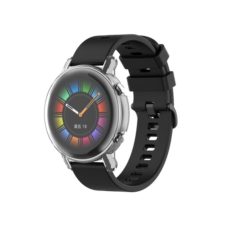 For Huawei Watch GT2 42mm Full Coverage Watch Protective Case with Screen(Transparent White) - Watch Cases by Huawei | Online Shopping South Africa | PMC TechLife | Buy Now Pay Later Mobicred