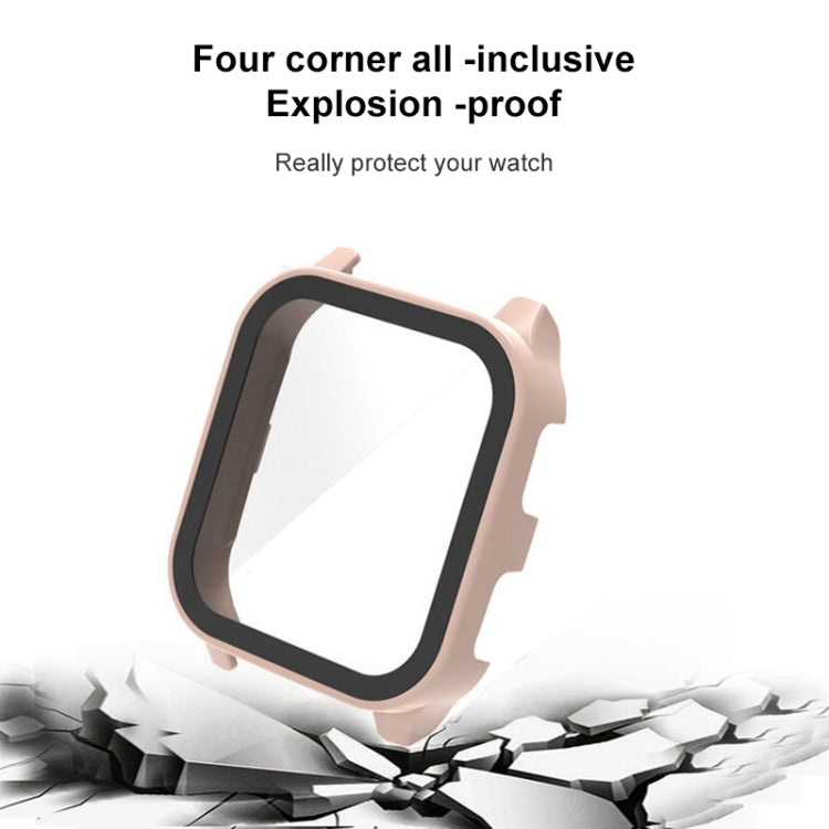 Compatible with Garmin Venu Sq2 PC + 9H Tempered Glass Integrated Protective Watch Case(Ink Blue) - free shipping - PMC TechLife - Order now!