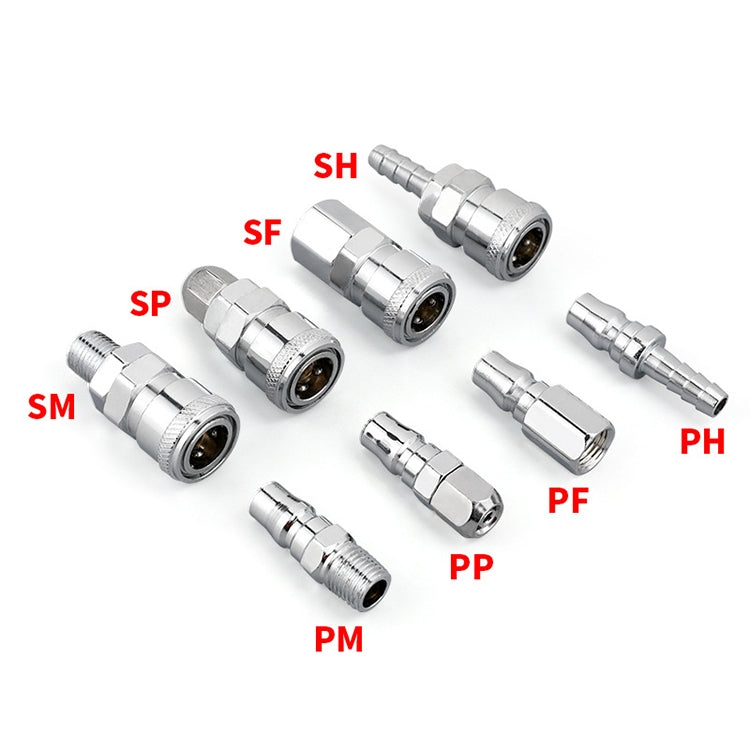LAIZE SH-30 10pcs C-type Self-lock Air Tube Pneumatic Quick Fitting Connector - Interface Series by LAIZE | Online Shopping South Africa | PMC TechLife